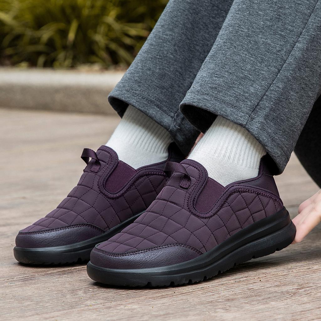 Unisex Wide Fit Senior Walking Shoes Easy Wear Anti Slip Comfortable Commuting Travel Everyday Casual Footwear Sizes 39-44