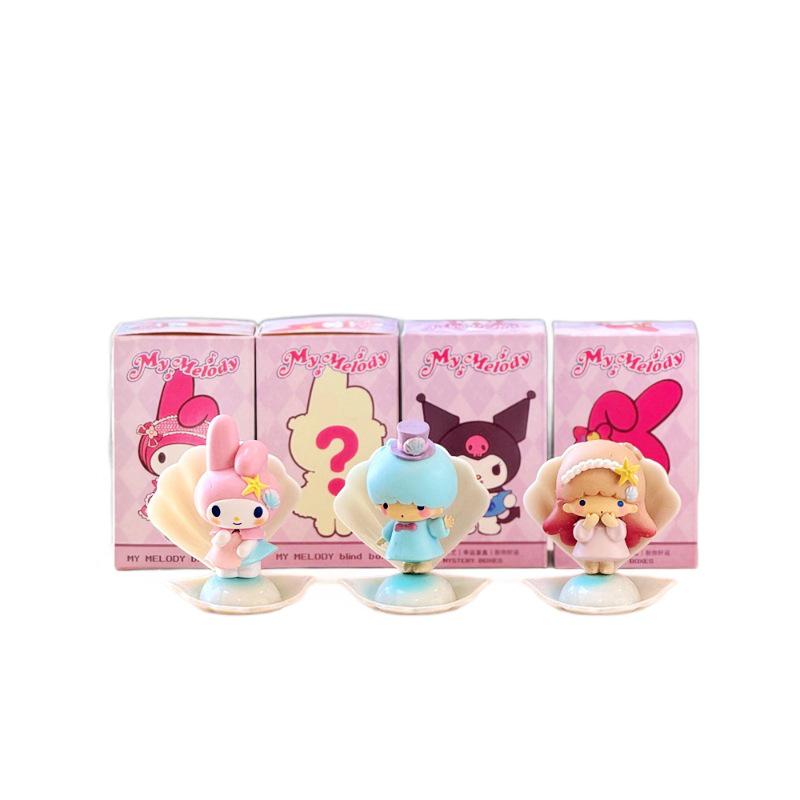 Украшение Sanrio «Пляжная сцена»: Фигурки Мелоди, Куроми, Почаччо и Маленьких Близняшек