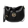 Michael Kors Mk Gabby Solid Color Casual Commuter Spring 2023 New Style Synthetic Leather Shoulder Crossbody Bag Small Women bags Black 35S3G5GC1O-001