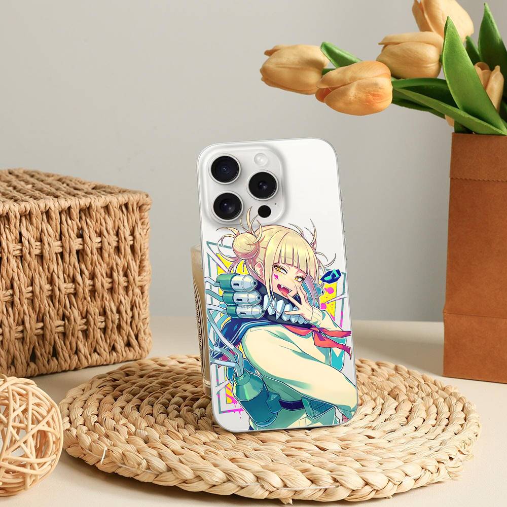 Чехол для телефона H-Himiko T-Toga Для IPhone 17 16 15 12 11 Pro Max 14 Plus 13 Mini Прозрачный Чехол Мягкий Funda