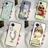 Cute Owl Cartoon Cover For Honor Magic 6 5 Lite Pro 50 70 90 Honor X8b X9b X6 X7 X8 X9 X6a X7a X9a X8a Case