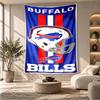 Buffalo Bills Beach Towel Pattern Wall Hanging Tapestry Personalized Printed Fabric Wall Decor