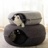 Bed for Cats Winter Pet Supplies Plush Houses and Habitats Warm Puppy Accessories Dog Mat Things House Kitten Basket Accessory