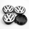 Emblems ABS 4pcs 55mm 56mm 65mm 70mm 76mm Car Wheel Center Caps Hubcap Cover For VW Volkswagen Jetta MK5 Golf Passat Styling 3B7 zf6