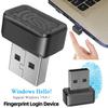 USB-модуль считывателя отпечатков пальцев для Windows 10 11 Hello, Биометрический сканер, Замок для ноутбуков, ПК, Мини-ключ безопасности, USB-ключ