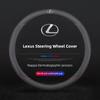 Lexus Car Leather Steering Wheel Cover Anti-slip Accessories For Lexus F SPORT ES RX NX LS UX LM LX GX LC RZ IS CT GS RC HS SC