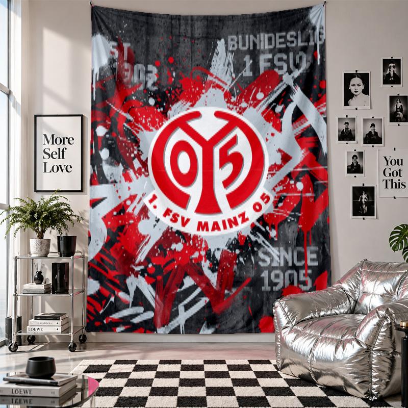 Mainz FC Wall Tapestry Home Decor Wall Hanging Cloth for Bedroom Living Room Background
