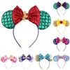 Blingy Minnie Mouse Headbands With Sparkling Glitter For Girls