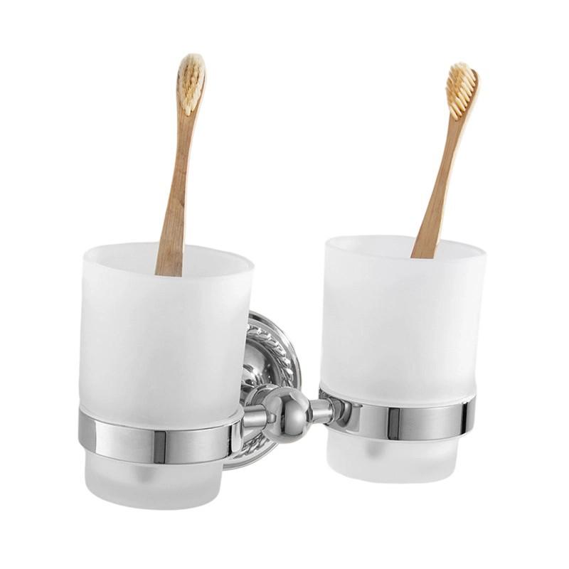 Набор посеребренных полностью медных полотенцедержателей для ванной в европейском стиле