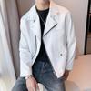 Мужской модный повседневный пиджак в корейском стиле на осень/зиму