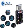 Мини 2 в 1 USB автомобильный Bluetooth передатчик приемник TF карта Plug and play Handsfree Call Car Kit Авто Беспроводное аудио для FM-радио