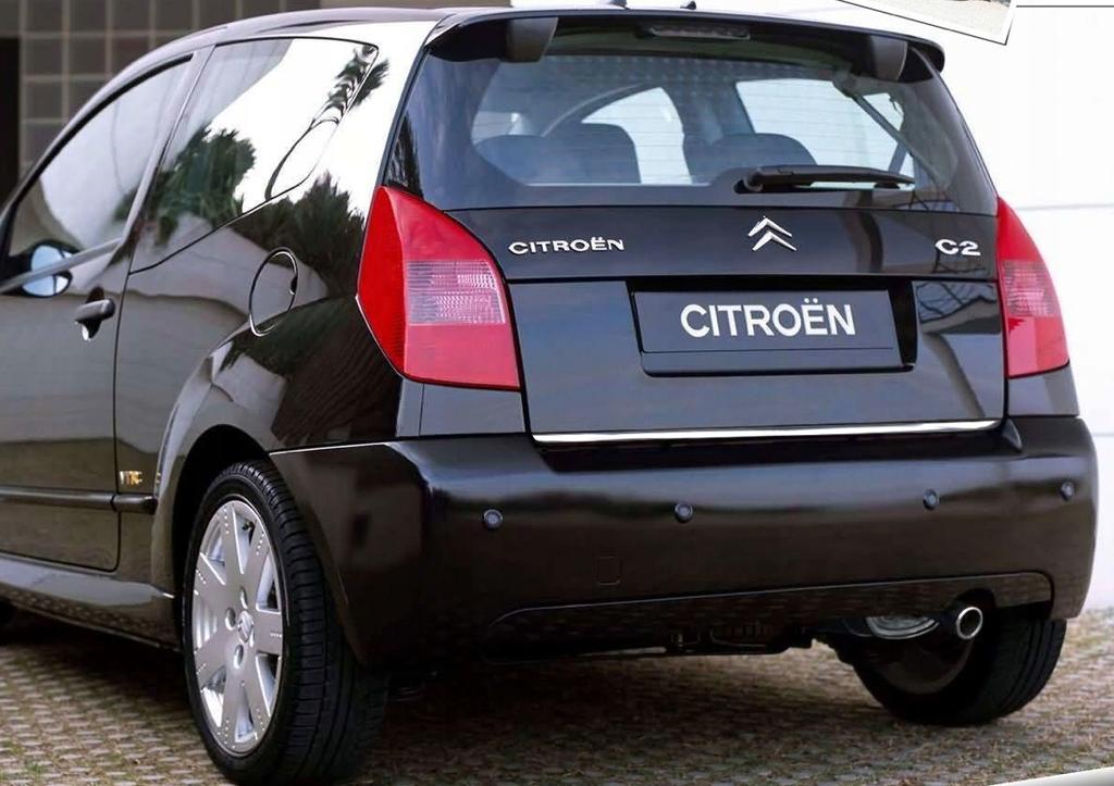 Citroen C2 JM 03-14 CHROME STRIP ON THE TAILGATE Tuning