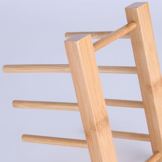 Стойка для окрашивания посуды, 4/6/8 решеток, толстая древесина, устойчивая, противоскользящая, крышка шкафа, тарелка, органайзер для чашек, держатель для разделочной доски, дренажная подставка для организации посуды