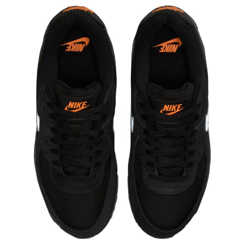 Nike Air Max 90 Устойчивые к истиранию Низкие Повседневные Беговые Кроссовки Унисекс Черный DO6706-010
