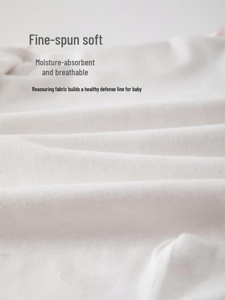 Newborn Princess Romper for Girls, Spring/Autumn, One-Piece, Pure Cotton, Class A, Size 59