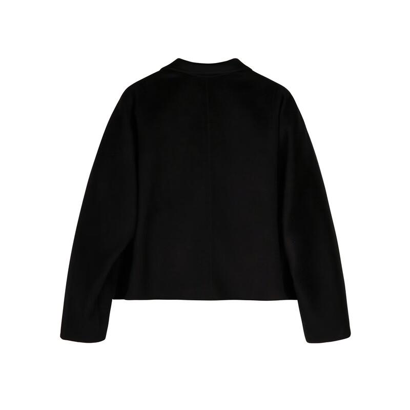 LESS Women's Wool Blend Loose Fit Suit Jacket