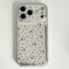 Серебристый противоударный чехол KT Cat для iPhone 15/14 PROMAX
