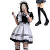 BeLoved Maid Costume with Full Set Little Plus Perfect for Cultural School Con Maid and Cosplay Halloween and Popular Babydoll Cosplay Tights, (Sizes