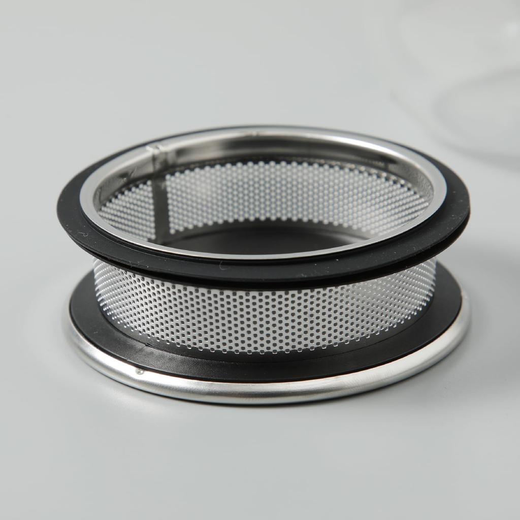 Чайник KINTO UNITEA One-Touch с пробковой подставкой (Бонус) - Термостойкое стекло, Можно мыть в посудомоечной машине, Чайник KINTO с ситечком, Пробковая подставка и Подставка (460ml)