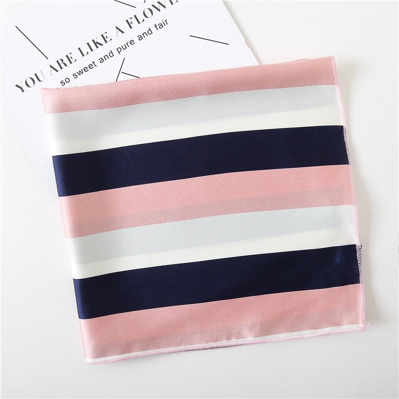 50 * 50 см шелковые шарфы весна и осень универсальное украшение профессиональные маленькие квадратные шарфы защита шеи связывающая сумка