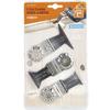 Lames de scie - Combo Starlock E-Cut - Bois et métal - 3 pièces - Fein