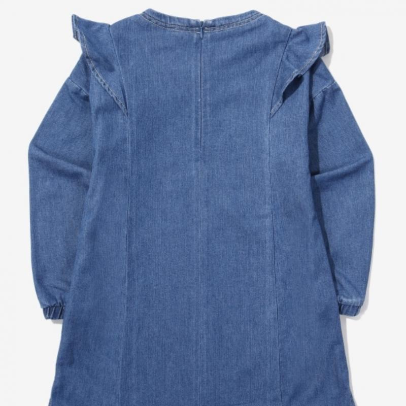 [fila Kids] Girls Denim Dress  Fk2opf1110f Dem  q0zFk2opf1110fDem