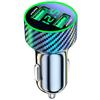 380W USB C Car Phone Charger Dual PD USB Charger With Voltage Display Super Fast Charge Adapter For FCP SCP  QC2.0  QC3.0