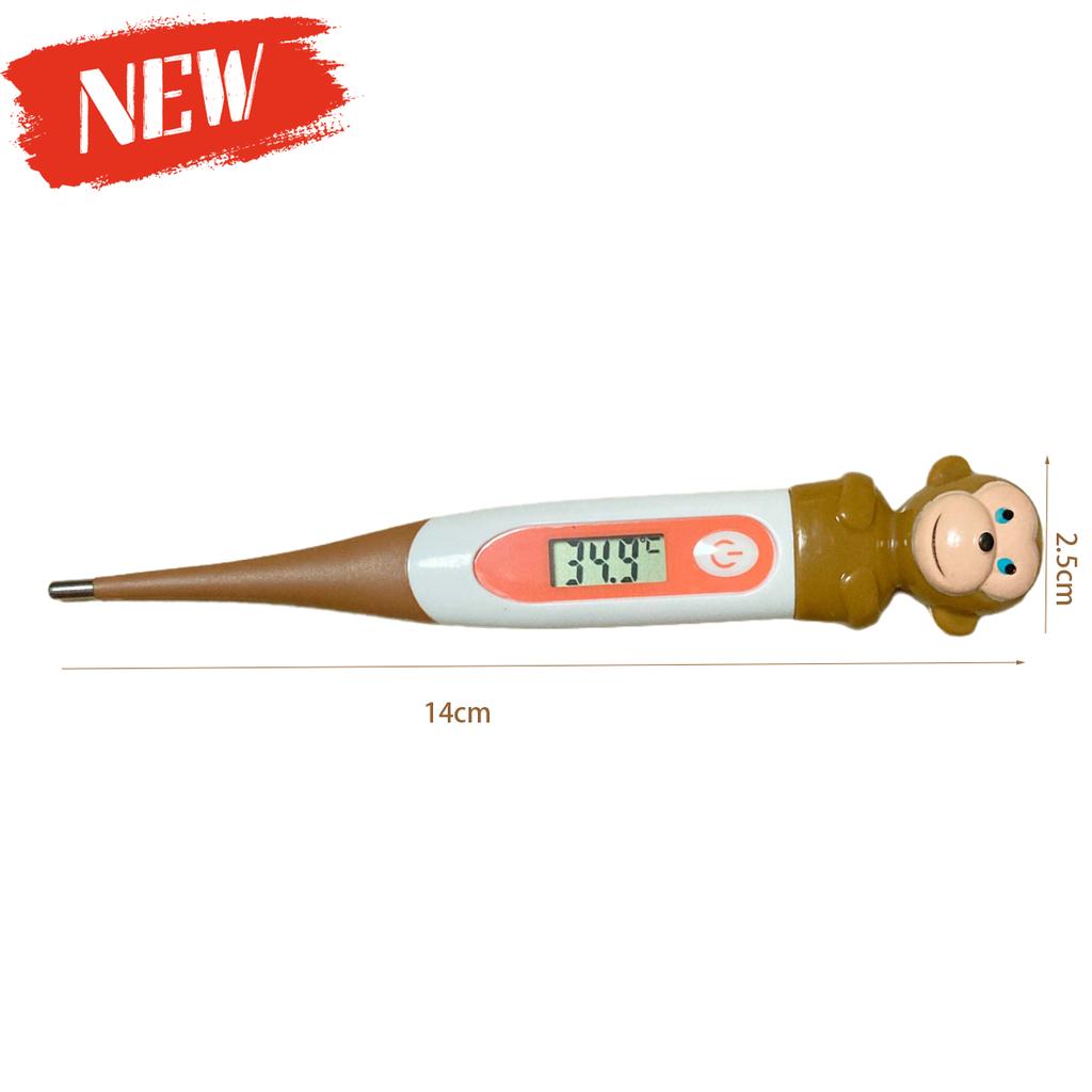 1 шт. Водонепроницаемый базальный термометр цифровой фиберный оральный подмышечный или ректальный электронный ЖК-дисплей мягкий термометр бытовой