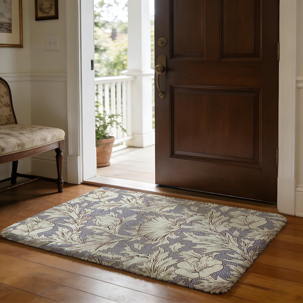 Floor Mat Soft Flannel Rug Non-Slip Absorbent Mat for Bathroom Bedroom Home Decor Christmas Pattern Design