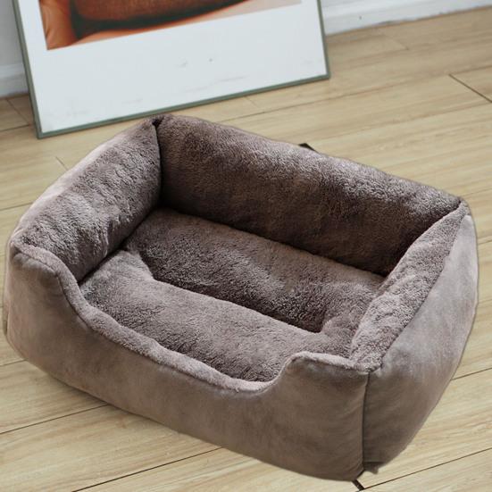 Plush Pet Nest Orthopedic Dog Sofa Bed for Small Medium Dogs Soft Cat Couch Washable Cat/Puppy Sleeping Bed