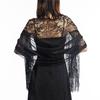 Women Lace Shawl Wrap for Evening Dress Wedding Scarves Fringes Scarf