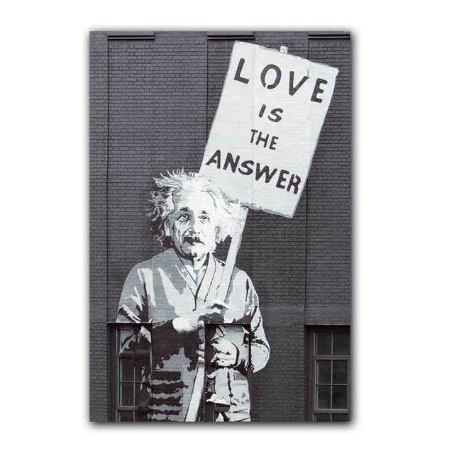 Настенная живопись Бэнкси, уличное граффити, культура, постер, портрет знаменитости, картина маслом, картина на холсте, украшение дома, фреска, без рамки