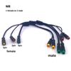 M8 DC разветвитель Julet водонепроницаемый 1 гнездо на 2 штекера 2pin 3pin 5pin датчик Ebike соединительный кабель электрический велосипед стыковой штекер
