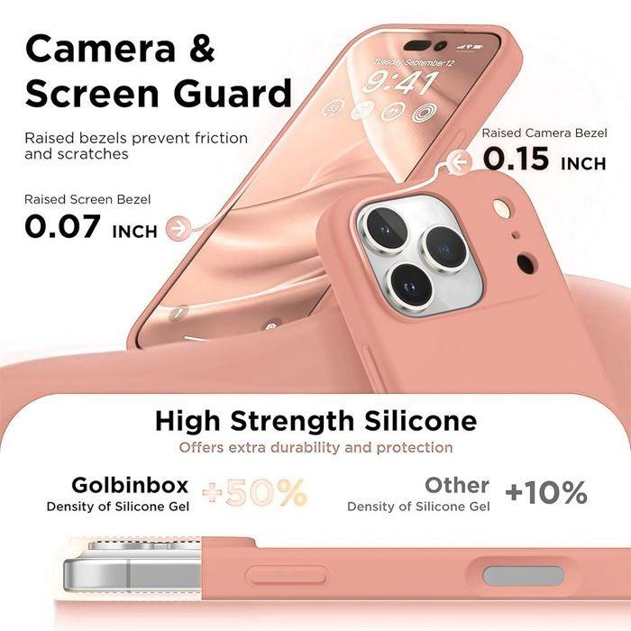 Coque avec Cordon - BOOLING - pour iPhone 17 Pro Max - Antichoc Silicone - Rose