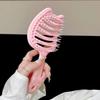 Съемная щетка для вентиляции для домашней укладки и сушки волос, антистатическая, прочная, пластиковая расческа для волос