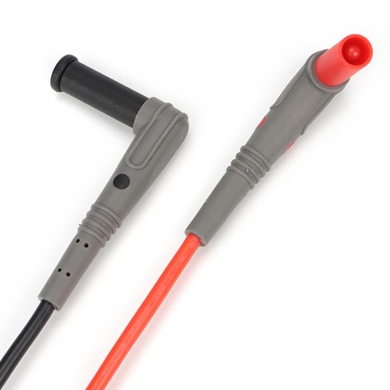 AntiSlip Multimeter Test Leads Probes With Soft Grip And 4 Interchangeable Steel Needle Tip For Versatilitys Use