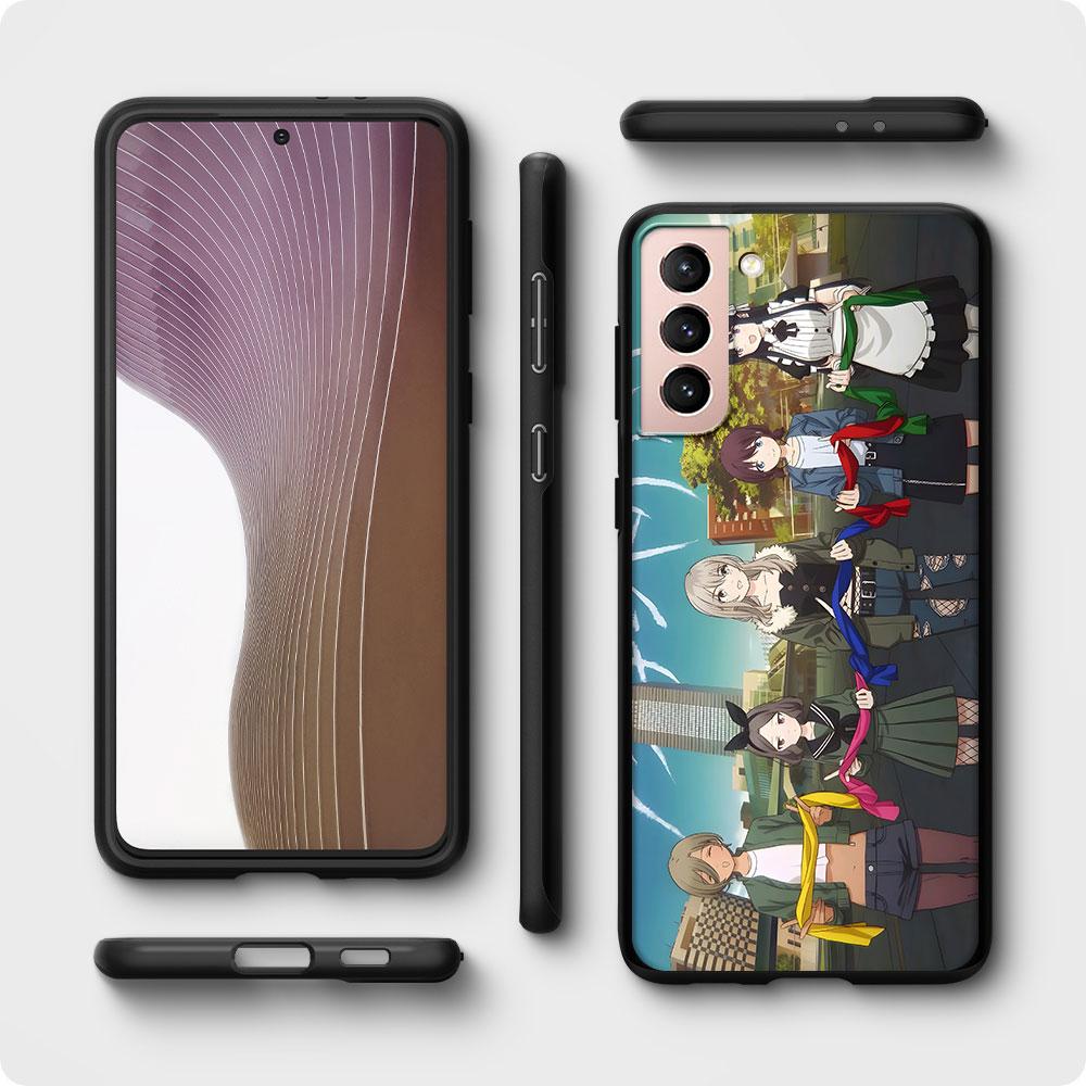 Girls Band Cry Case for Samsung Galaxy S23 S10e S10 S21 FE S22 S9 S24 Ultra S20 Plus Soft Black TPU Phone Cover Bumper