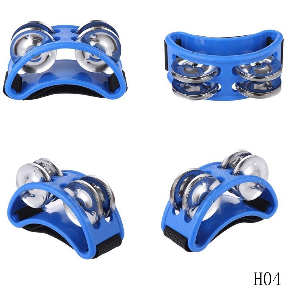 1 шт. Рождественский подарок ножной бубен ударный музыкальный инструмент Джингл колокольчик рукопожатие барабан