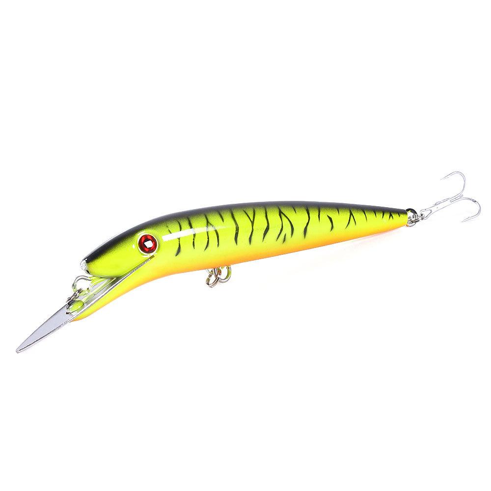 8.07 дюймов (20,5 см) 49 г Длинный воблер Minnow рыболовная приманка набор Big Crankbait 2# крючок 3D Eyes Bass Trolling Искусственные жесткие приманки Pesca
