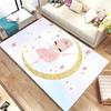 Cute Ballet Girl Ballerina Fairy Cartoon Area Rug,Carpet for Home Living Room Bedroom Sofa Doormat Decor,kid Non-slip Floor Mat