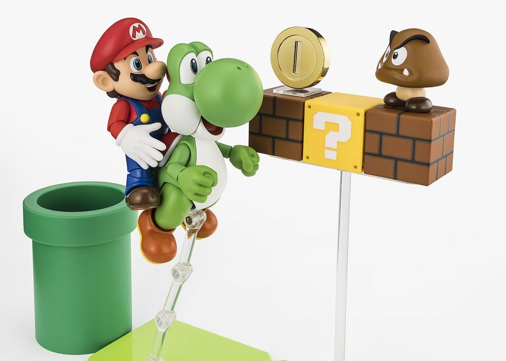 TAMASHII NATIONS Игровой набор Super Mario ABS ПВХ Готовая фигурка S.H.Figuarts (СУПЕР МАРИО) и предварительно окрашенные