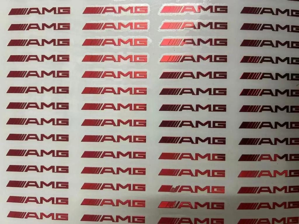 Car Badge Decals Auto Emblem Sticker Accessories For Mercedes Benz AMG Brabus Maybach Smart W204 GLC CLA GLK W205 W203 W206 W108 PA1