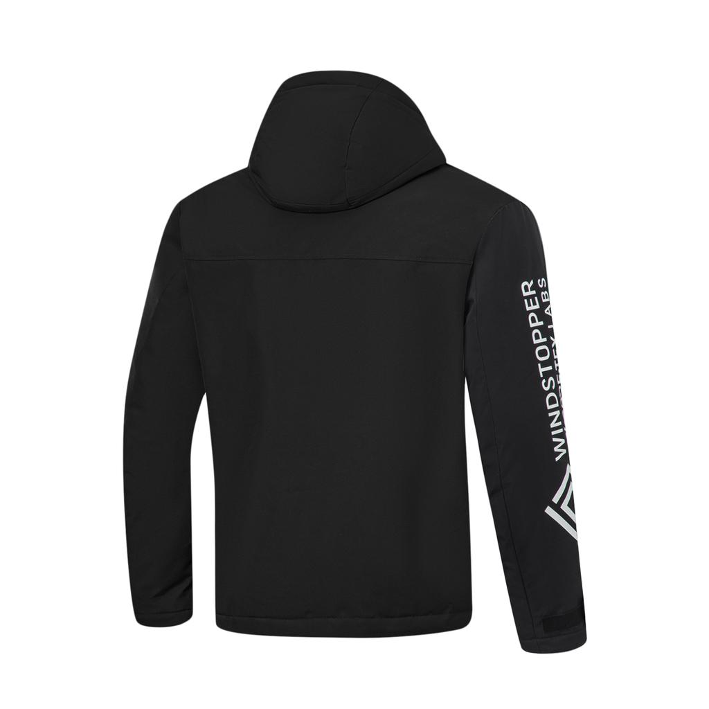 Li Ning Горячие горшки Коллекция пуха Пуховик Мужской Черный AYMT321-4