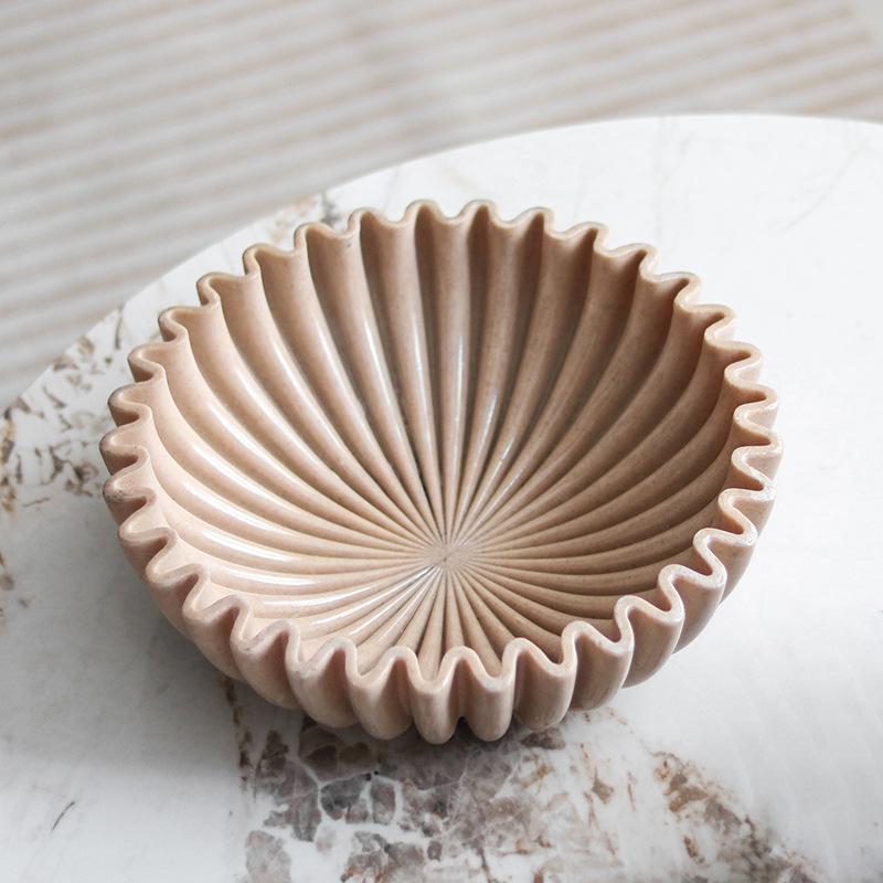 Скандинавский стиль, рифленая, с оборками, фруктовница, орнамент - Креативная арт-витрина для декора модельной комнаты