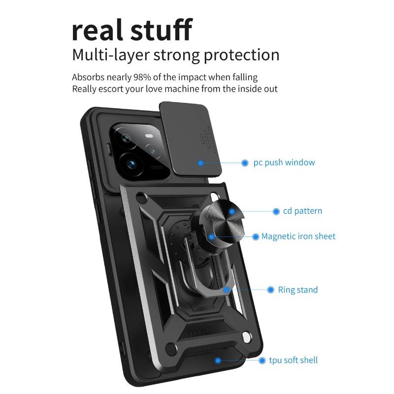 Чехол для камеры Realme GT 7 Pro GT 3 Neo 5 N53 N55 Realme C65 C67 C51 C53 C55 C35 C21Y C25Y Armor Hybrid Ring Cover