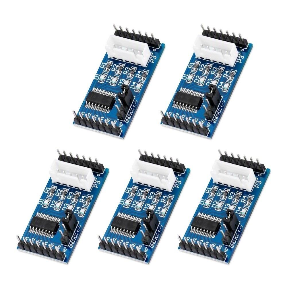 5pcs XH-5P Socket Stepper Motor Driver Board ULN2003 Driver Module For Arduino Projects