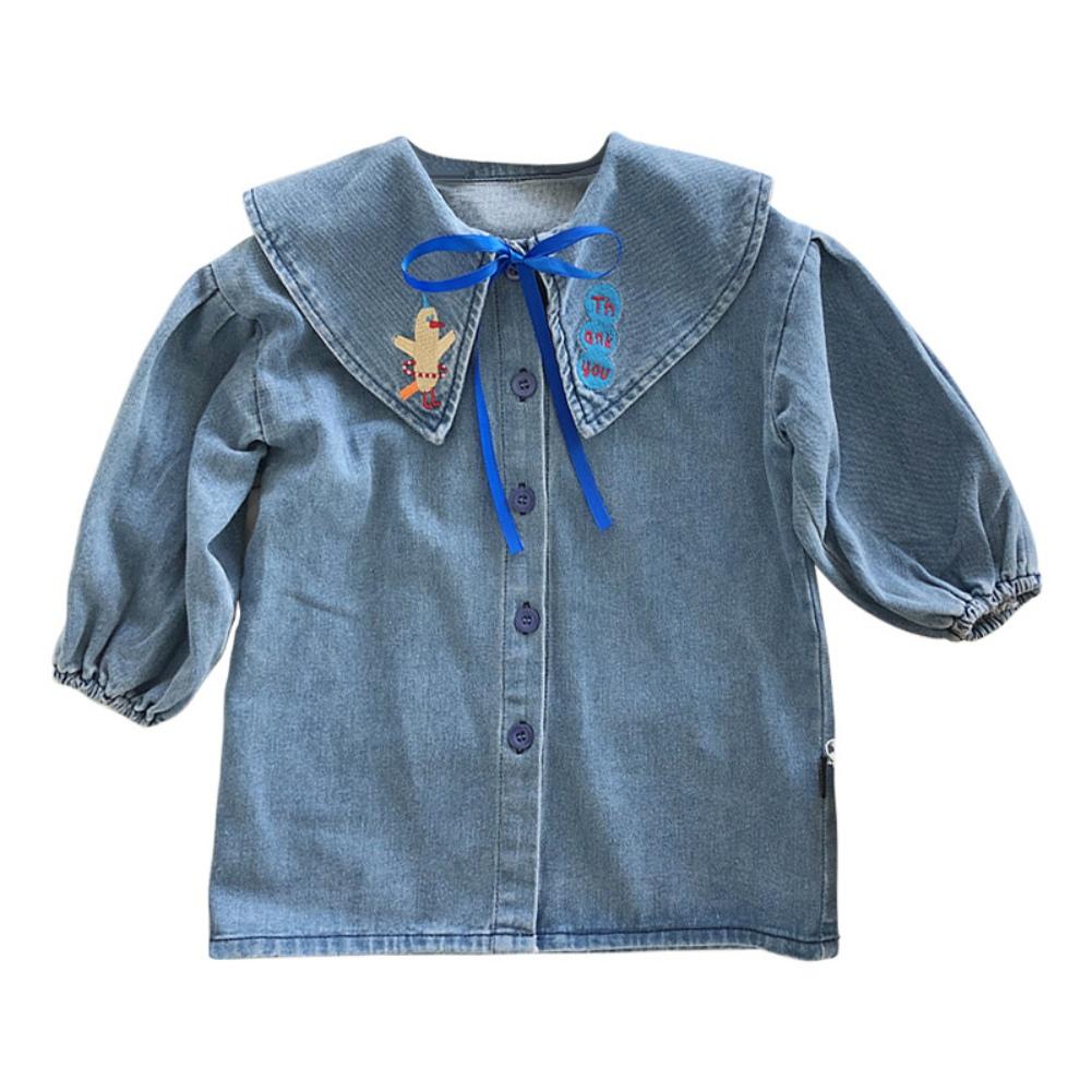 Джинсовая юбка для девочек, детское платье