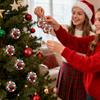 Рождественские венки для входной двери Винтажный Венок с ягодами и колокольчиками 2,5 дюйма Декор Венок Гирлянда для входной двери на Рождество Праздничный Камин