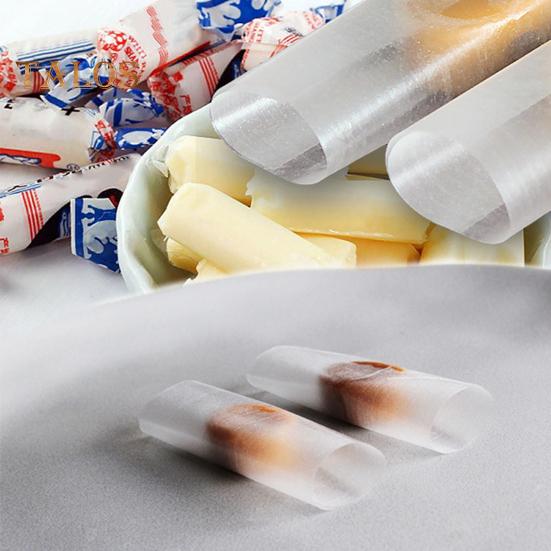 500 шт. упаковочная бумага для конфет, пищевая портативная, полезная, красивая, для изготовления шоколада, клейкая рисовая бумага для повседневной жизни
