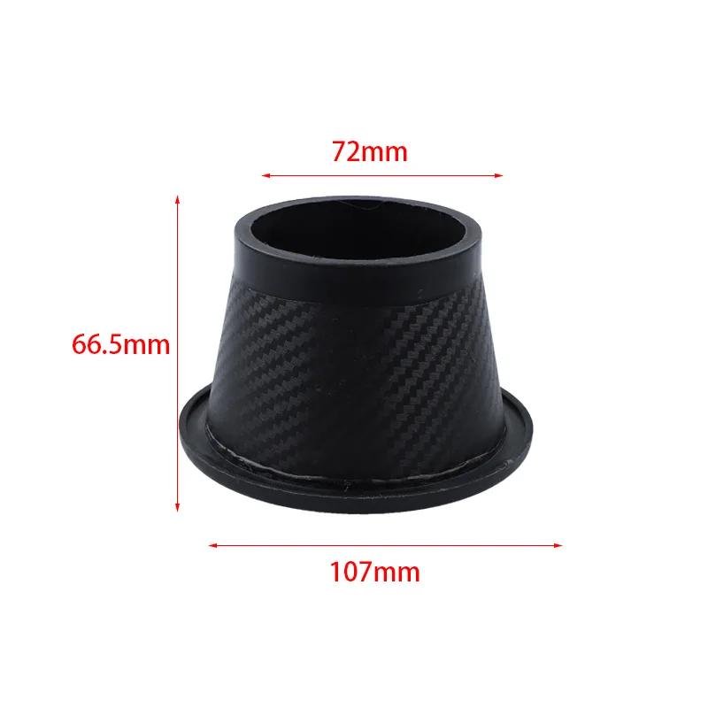 Универсальный автомобильный передний бампер впускной воздух турбо воздухозаборник комплект труб ABS турбина впускной комплект труба воздухозаборник карбоновый вид